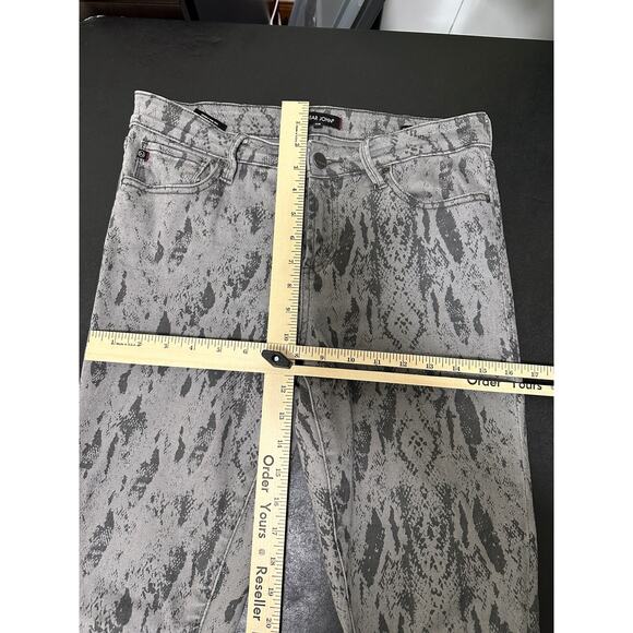 Dear John Gisele Grey Printed High Waisted Skinny Jeans Women's Size 28 - Picture 8 of 11